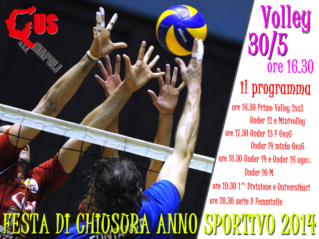 festa fine anno VOLLEY