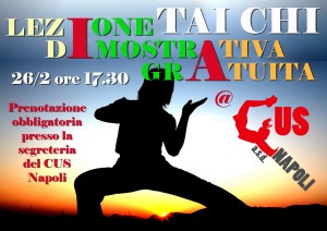 lezione dimostrativa gratuita tai chi